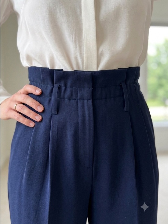 Boden Pants - Boden Navy Blue Tailored Pants Women’s Size 4P Petite